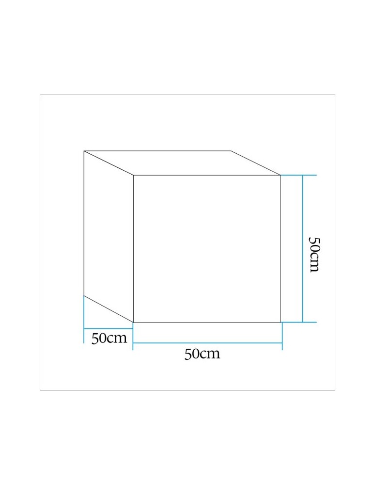 Portable garden lamps -  Step Into Design CUBIC XL LED RGBW 16 color 50 cm garden cube lamp ES-C5050. - product kolory-swiatla.pl 4