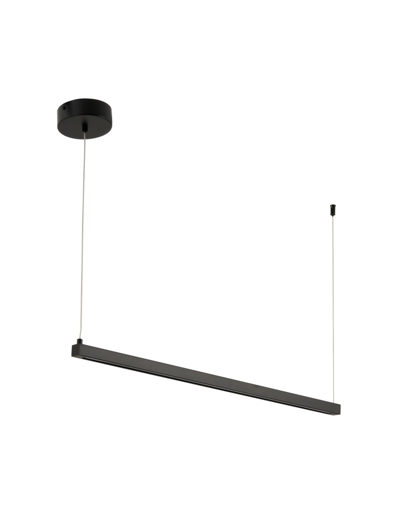 Pendant lamps over the island -  Step Into Design BEAM-80 LED pendant lamp black 80 cm ST-8960-L80 black - product kolory-swiatla.pl 3