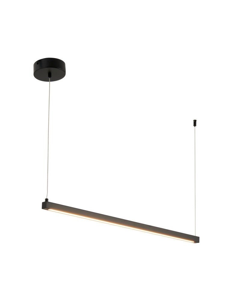Pendant lamps over the island -  Step Into Design BEAM-80 LED pendant lamp black 80 cm ST-8960-L80 black - product kolory-swiatla.pl 4