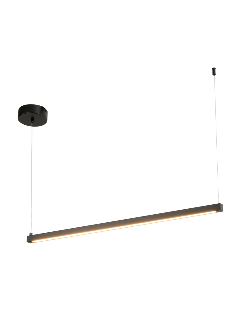 Pendant lamps over the island -  Step Into Design BEAM-100 LED pendant lamp black 100 cm ST-8960-L100 black  - product kolory-swiatla.pl 8
