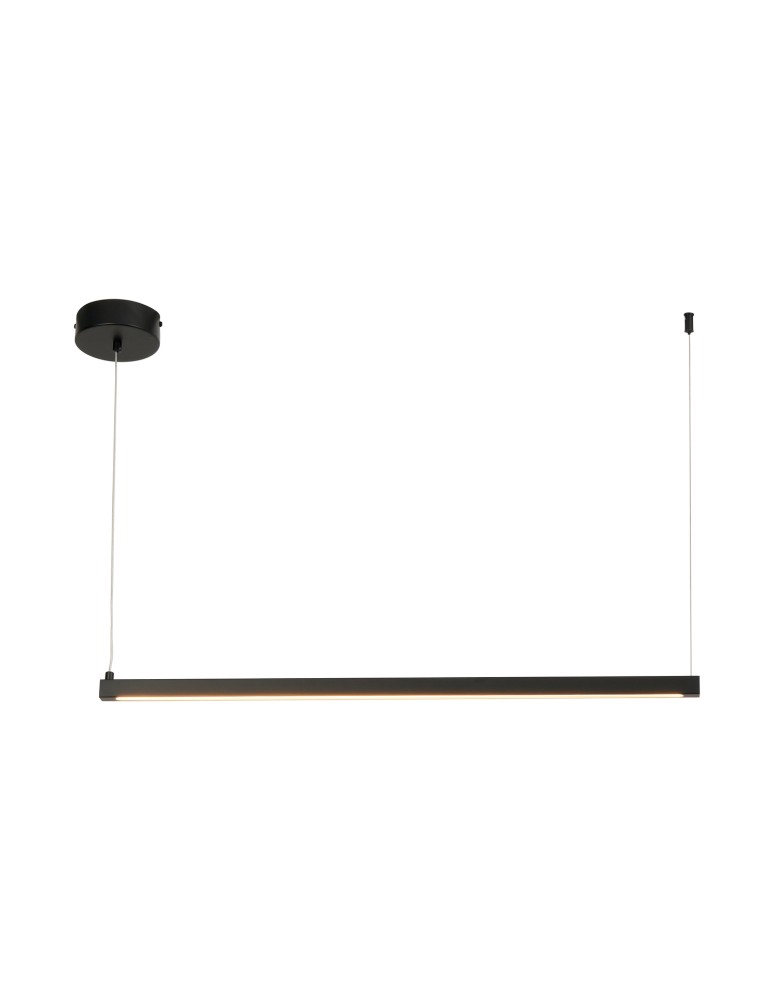 Pendant lamps over the island -  Step Into Design BEAM-100 LED pendant lamp black 100 cm ST-8960-L100 black  - product kolory-swiatla.pl 10