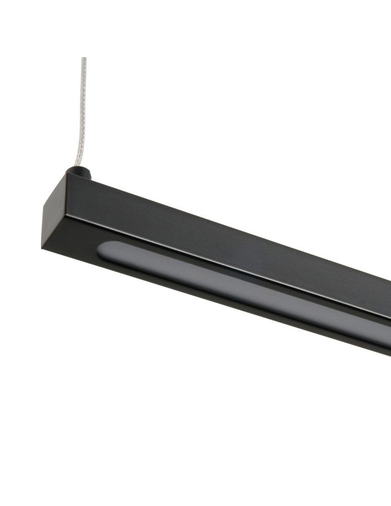 Pendant lamps over the island -  Step Into Design BEAM-100 LED pendant lamp black 100 cm ST-8960-L100 black  - product kolory-swiatla.pl 12