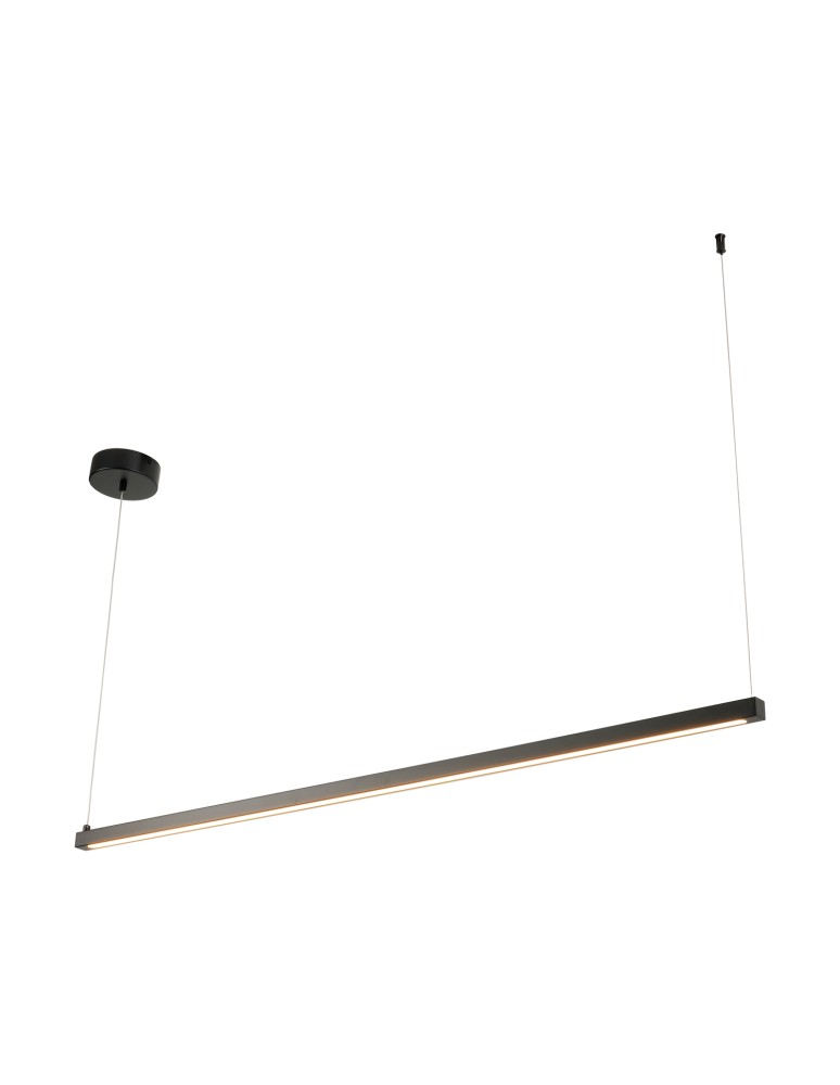 Pendant lamps over the island -  Step Into Design BEAM-120 LED pendant lamp black 120 cm ST-8960-L120 black - product kolory-swiatla.pl 4