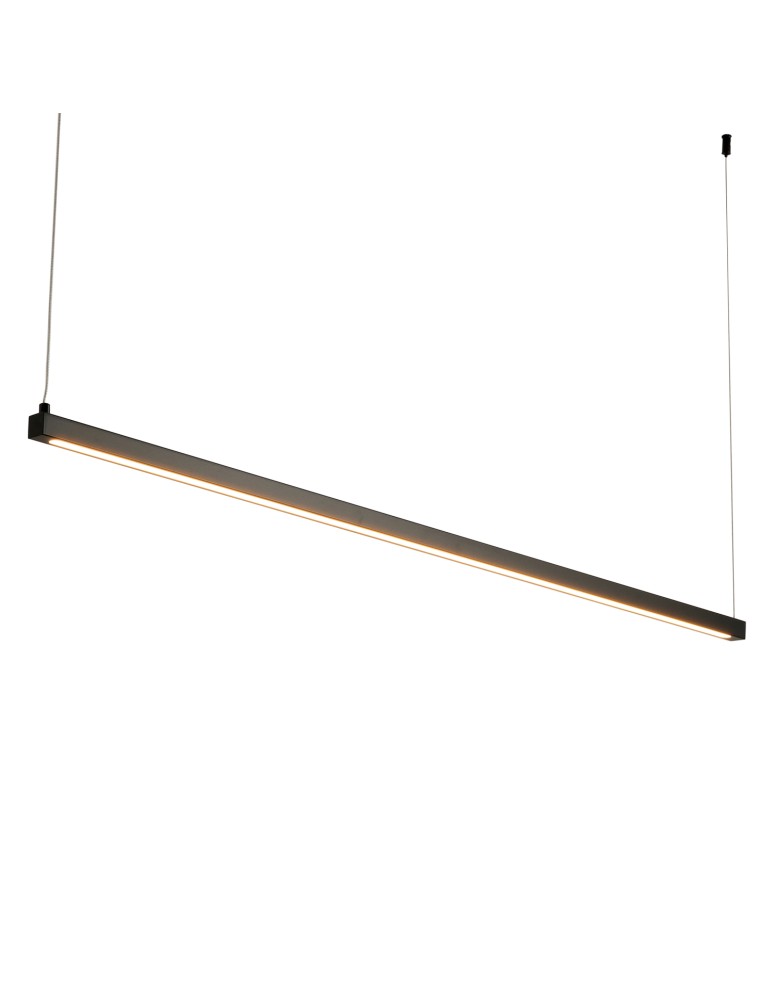 Pendant lamps over the island -  Step Into Design BEAM-120 LED pendant lamp black 120 cm ST-8960-L120 black - product kolory-swiatla.pl 5