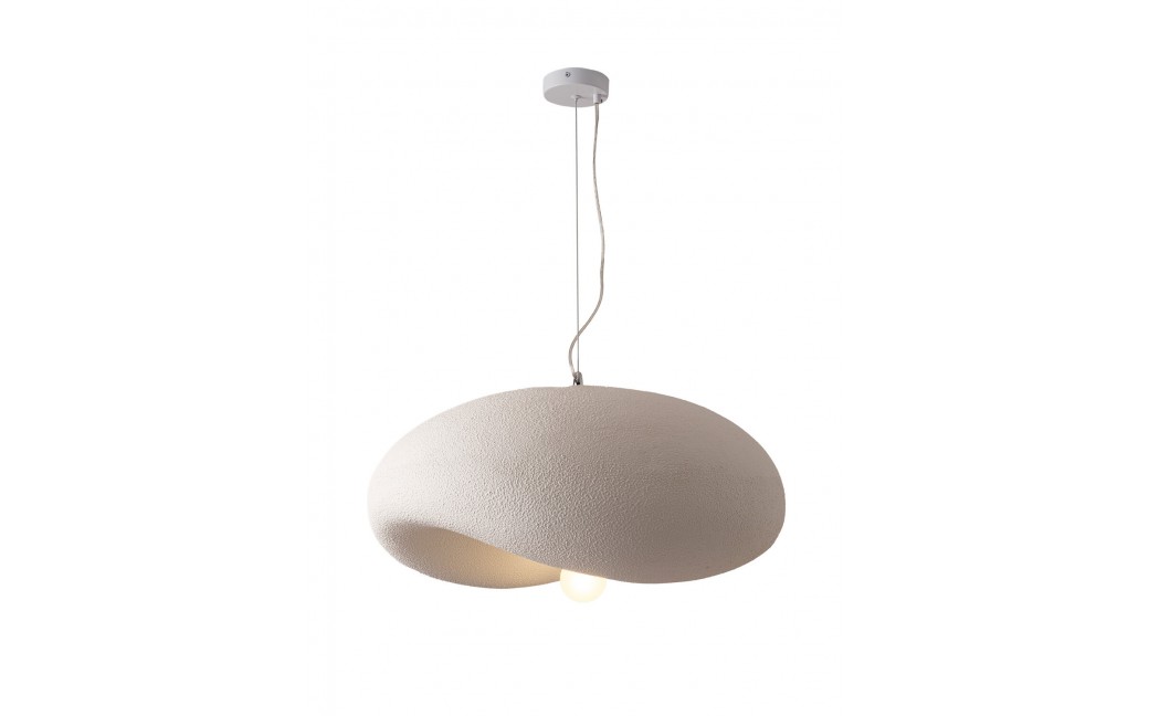  Step Into Design Lampa wisząca STONE FLAT biała 60 cm DN429-600