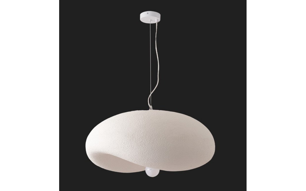  Step Into Design Lampa wisząca STONE FLAT biała 60 cm DN429-600