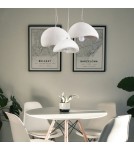 Designer pendant lamps -  Step Into Design STONE FLAT pendant lamp white 60 cm DN429-600 - product 5
