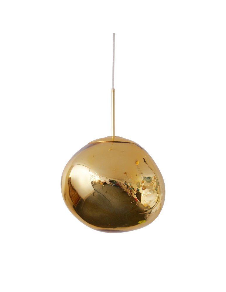 Single pendant lamps -  Step Into Design GLAM M gold 28 cm pendant lamp MP-1239-280 gold - product kolory-swiatla.pl 4