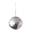 Designer pendant lamps -  Step Into Design GLAM M pendant lamp silver 28 cm MP-1239-280 chrome - product 1
