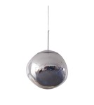 Designer pendant lamps -  Step Into Design GLAM M pendant lamp silver 28 cm MP-1239-280 chrome - product 8