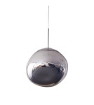 Designer pendant lamps -  Step Into Design GLAM M pendant lamp silver 28 cm MP-1239-280 chrome - product 10