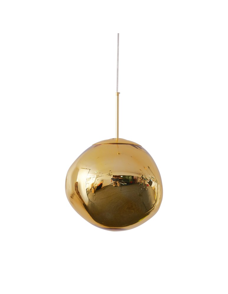 Single pendant lamps -  Step Into Design GLAM L gold 38 cm pendant lamp MP-1239-380 gold - product kolory-swiatla.pl 3