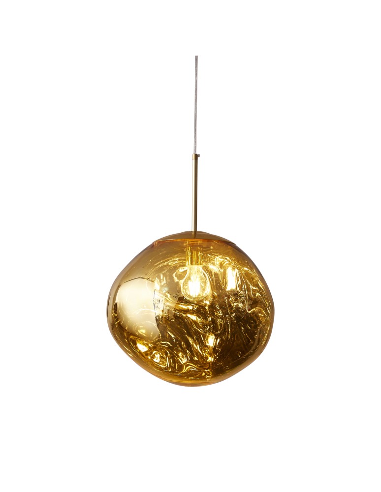 Single pendant lamps -  Step Into Design GLAM L gold 38 cm pendant lamp MP-1239-380 gold - product kolory-swiatla.pl 6
