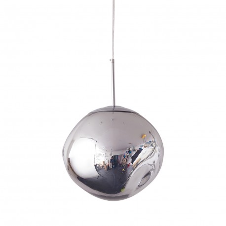  Step Into Design Lampa wisząca GLAM L srebrna 38 cm MP-1239-380 chrome