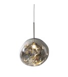 Designer pendant lamps -  Step Into Design GLAM L pendant lamp silver 38 cm MP-1239-380 chrome - product 2