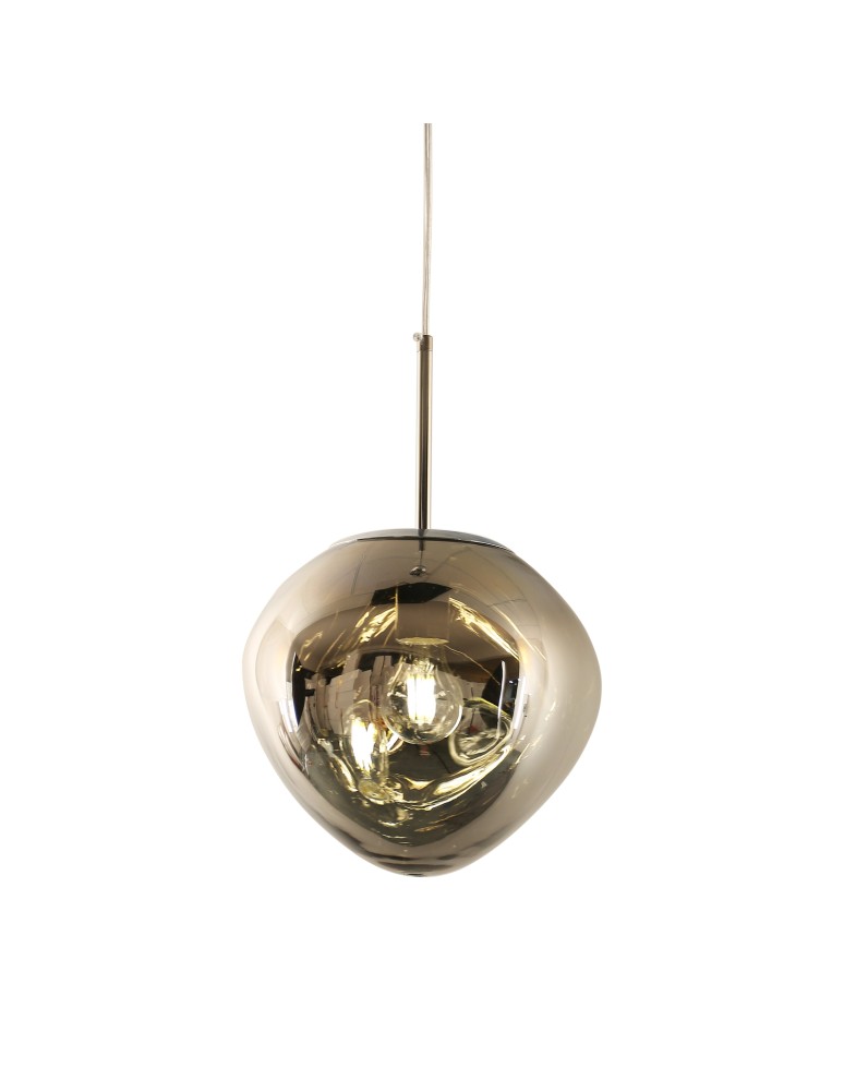 Designer pendant lamps -  Step Into Design GLAM L pendant lamp silver 38 cm MP-1239-380 chrome - product kolory-swiatla.pl 4