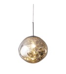 Designer pendant lamps -  Step Into Design GLAM L pendant lamp silver 38 cm MP-1239-380 chrome - product 7