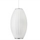  Step Into Design Lampa wisząca SILK BARREL biała 60 cm ST-2335-30