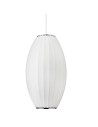  Step Into Design Lampa wisząca SILK BARREL biała 60 cm ST-2335-30