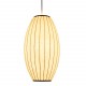  Step Into Design Lampa wisząca SILK BARREL biała 60 cm ST-2335-30