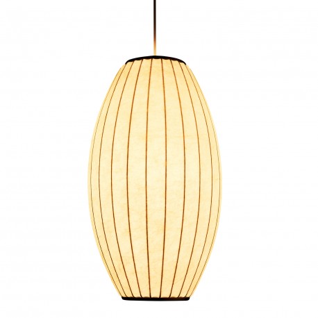  Step Into Design Lampa wisząca SILK BARREL biała 60 cm ST-2335-30