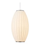 Single pendant lamps -  Step Into Design SILK BARREL pendant lamp white 60 cm ST-2335-30 - product 3