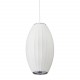  Step Into Design Lampa wisząca SILK BARREL biała 60 cm ST-2335-30