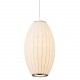  Step Into Design Lampa wisząca SILK BARREL biała 60 cm ST-2335-30