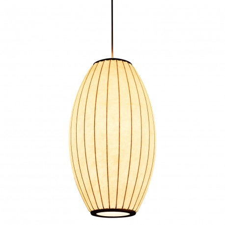  Step Into Design Lampa wisząca SILK BARREL biała 60 cm ST-2335-30