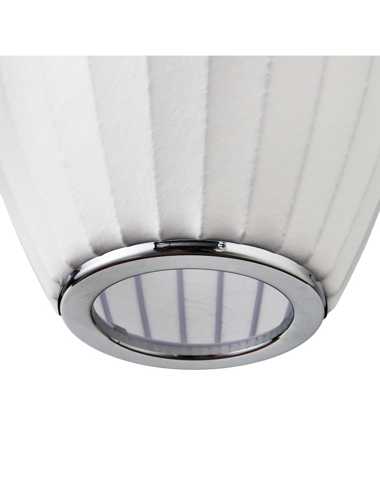 Single pendant lamps -  Step Into Design SILK BARREL pendant lamp white 60 cm ST-2335-30 - product kolory-swiatla.pl 7