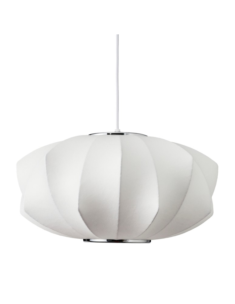 Single pendant lamps -  Step Into Design SILK V-shape pendant lamp white 45 cm ST-2331-45 - product kolory-swiatla.pl 2