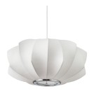 Single pendant lamps -  Step Into Design SILK V-shape pendant lamp white 45 cm ST-2331-45 - product 5
