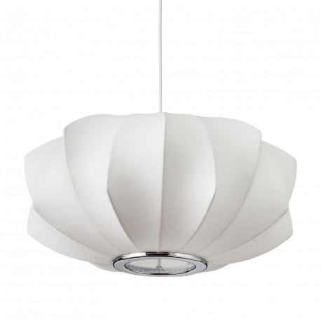  Step Into Design Lampa wisząca SILK V-shape biała 45 cm ST-2331-45