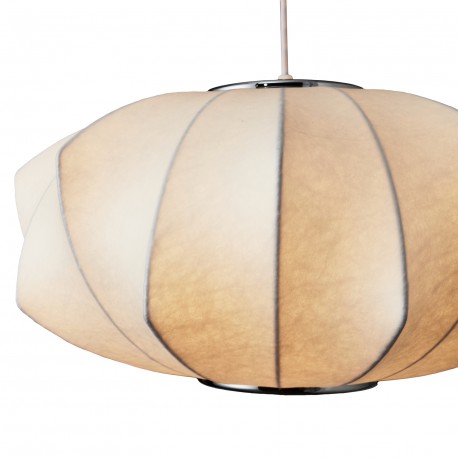  Step Into Design Lampa wisząca SILK V-shape biała 45 cm ST-2331-45