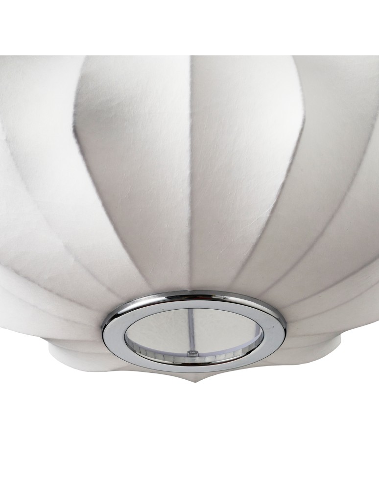 Single pendant lamps -  Step Into Design SILK V-shape pendant lamp white 45 cm ST-2331-45 - product kolory-swiatla.pl 10