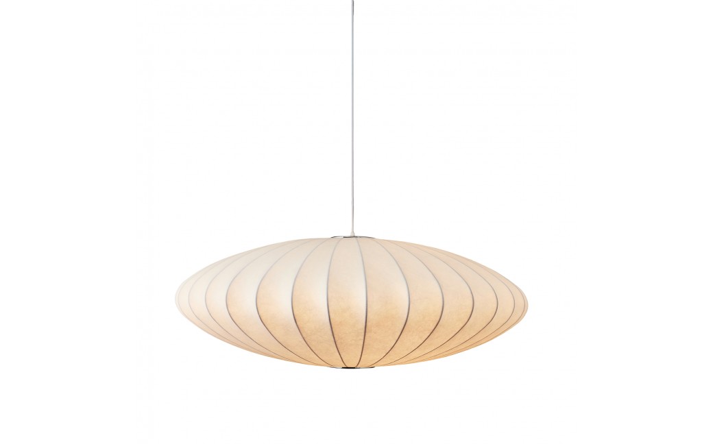  Step Into Design Lampa wisząca SILK FLAT biała 50 cm ST-2328-50