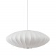  Step Into Design Lampa wisząca SILK FLAT biała 50 cm ST-2328-50