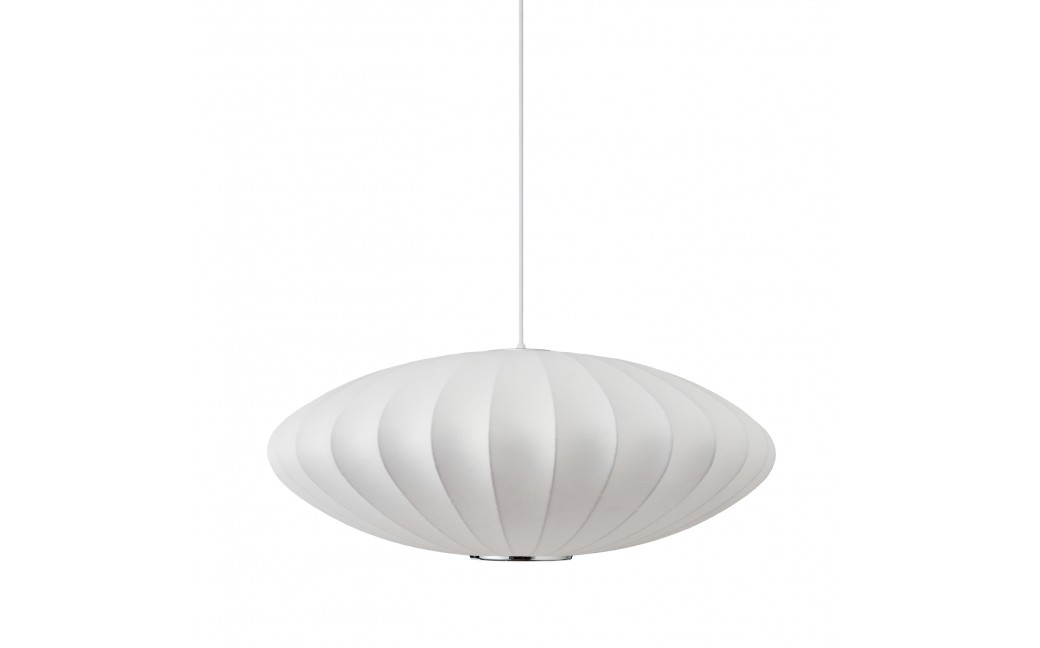  Step Into Design Lampa wisząca SILK FLAT biała 50 cm ST-2328-50