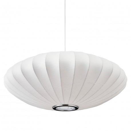  Step Into Design Lampa wisząca SILK FLAT biała 50 cm ST-2328-50