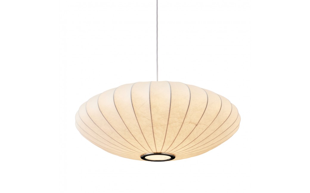  Step Into Design Lampa wisząca SILK FLAT biała 50 cm ST-2328-50