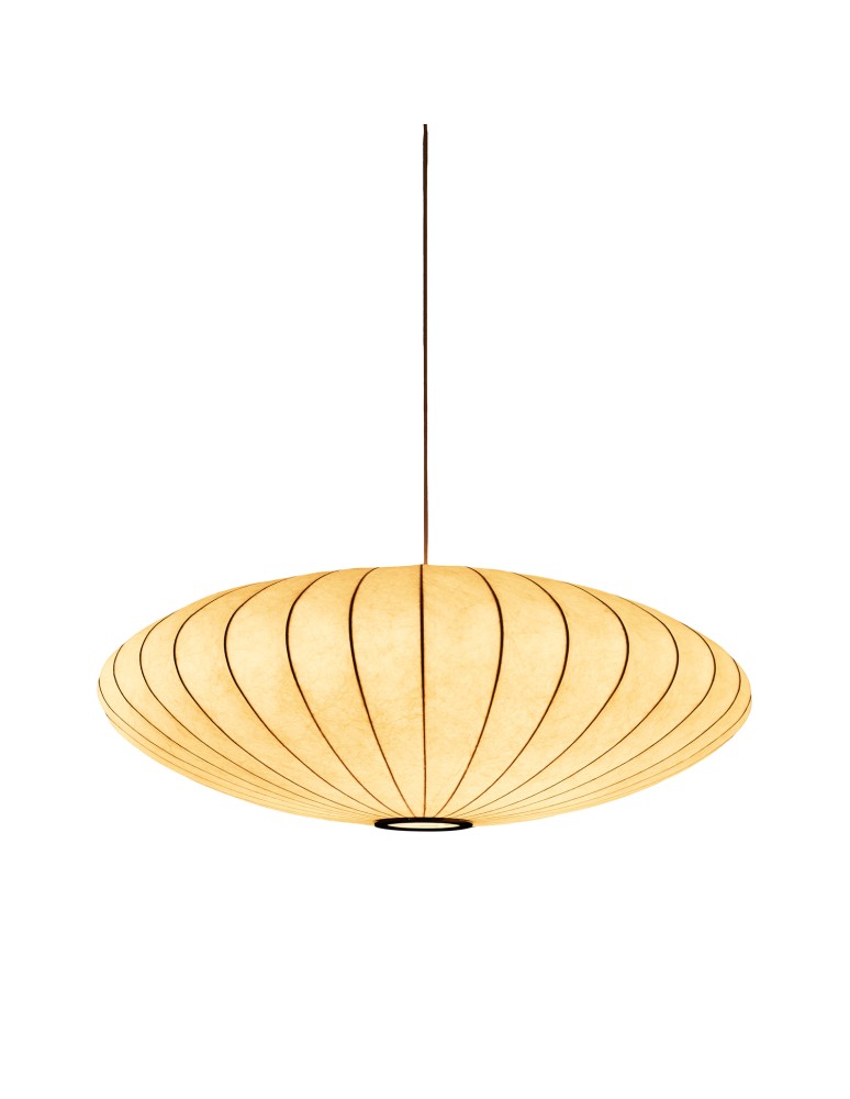 Single pendant lamps -  Step Into Design SILK FLAT pendant lamp white 50 cm ST-2328-50 - product kolory-swiatla.pl 14