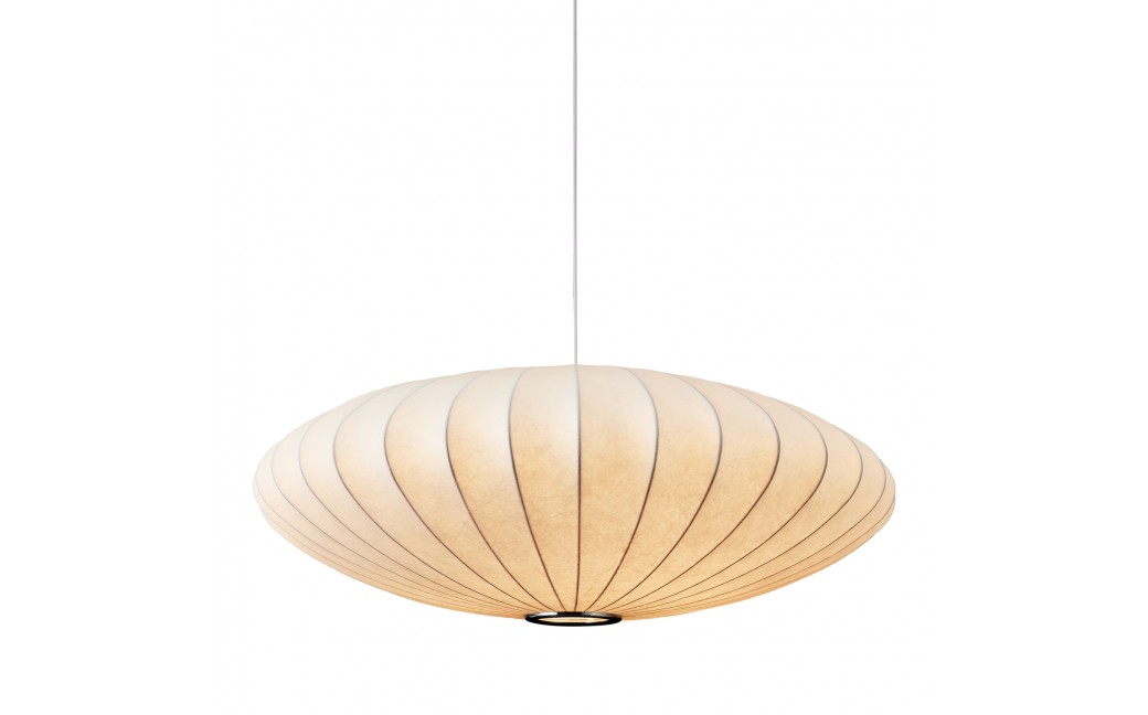  Step Into Design Lampa wisząca SILK FLAT biała 50 cm ST-2328-50