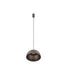 Single pendant lamps - Nowodvorski HEMISPHERE SUPER S Ceiling Pendant Max wattage 12W only LED GX53 Satin Chocolate 10618 - product 3