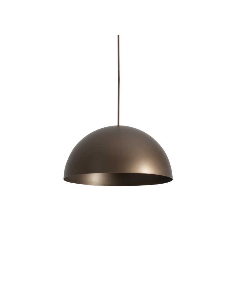 Single pendant lamps - Nowodvorski HEMISPHERE SUPER S Ceiling Pendant Max wattage 12W only LED GX53 Satin Chocolate 10618 - product kolory-swiatla.pl 6