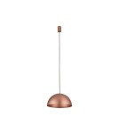 Single pendant lamps - Nowodvorski HEMISPHERE SUPER S Ceiling Pendant Max wattage 12W only LED GX53 Satin Copper 10617 - product 1