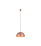 Single pendant lamps - Nowodvorski HEMISPHERE SUPER S Ceiling Pendant Max wattage 12W only LED GX53 Satin Copper 10617 - product 2