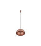 Single pendant lamps - Nowodvorski HEMISPHERE SUPER S Ceiling Pendant Max wattage 12W only LED GX53 Satin Copper 10617 - product 3