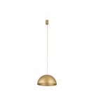Gold pendant lamps - Nowodvorski HEMISPHERE SUPER S Ceiling Pendant Max wattage 12W only LED GX53 Satin Gold 10616 - product 1