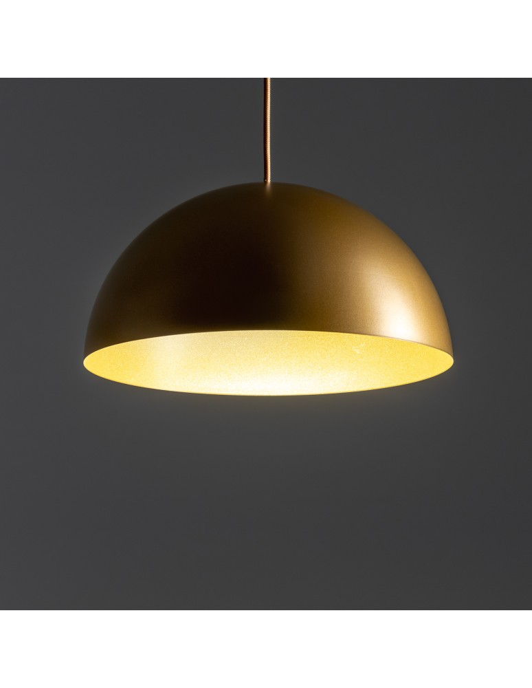 Gold pendant lamps - Nowodvorski HEMISPHERE SUPER S Ceiling Pendant Max wattage 12W only LED GX53 Satin Gold 10616 - product kolory-swiatla.pl 6
