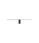 Wall lamps over the mirror - Nowodvorski SPIN LED S Wall Wall lamp Picture wall lamp Max power 10W LED 4000K Black 10620 - product 4